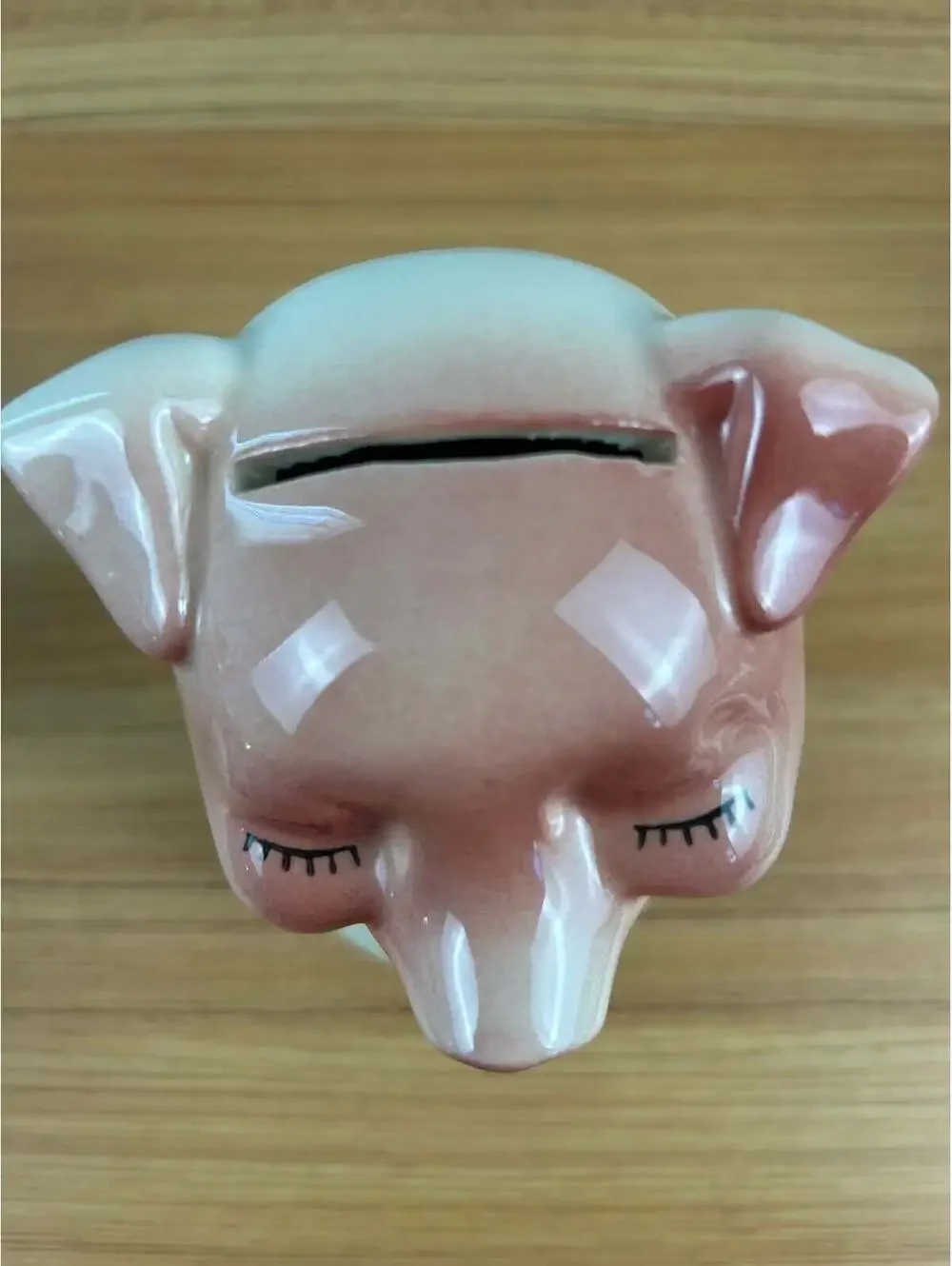 Royal Copley 1950's Vintage Art Pottery  Piggy Bank 